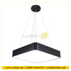 Solid Square Shape Customized Profile Hanging LED Light