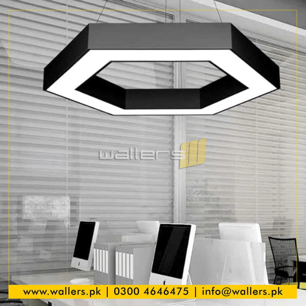 Hexagon / Honeycomb Shape Customized Profile Hanging Light